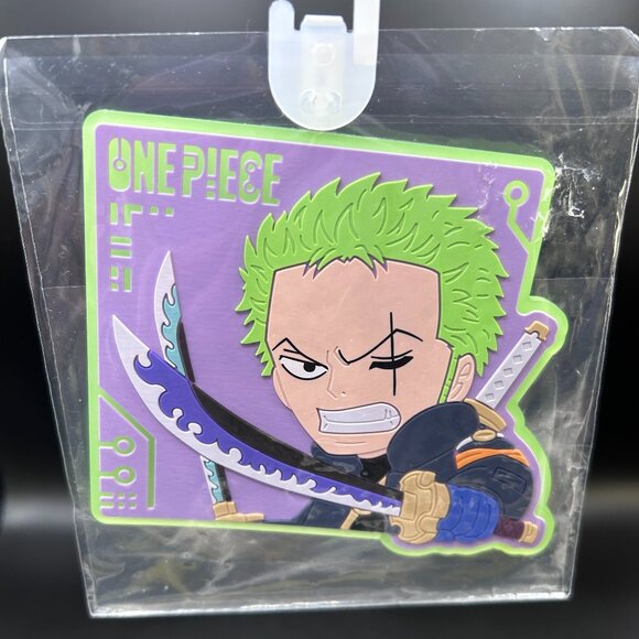 One Piece Zoro Rubber Coaster Egg Head Island Arc Outfit Bandai Spirits - Picture 1 of 8